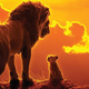 Father and son, on the cover of the new soundtrack for The Lion King.